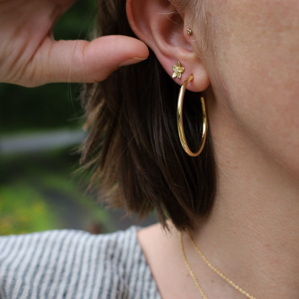 
                      
                        EAR-VRM Gold Vermeil 40mm Tube Hoop
                      
                    