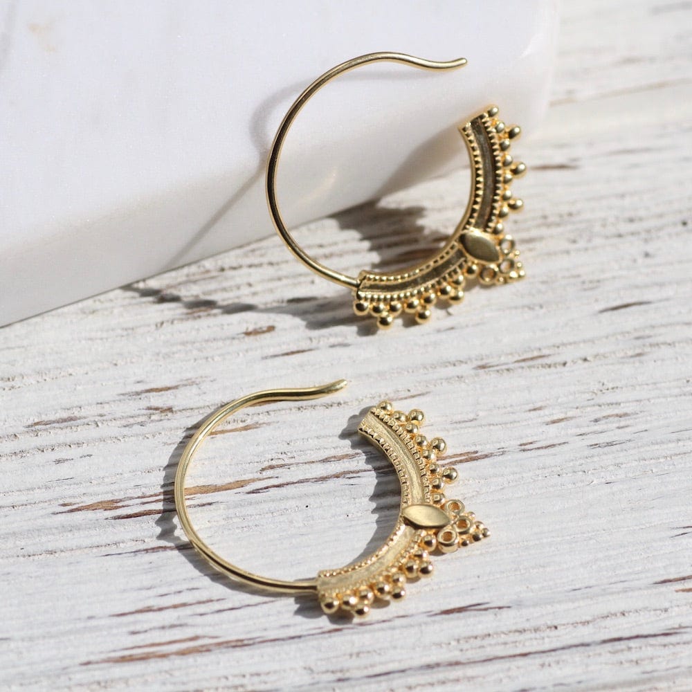 
                  
                    EAR-VRM Gold Vermeil Bali Hoop
                  
                