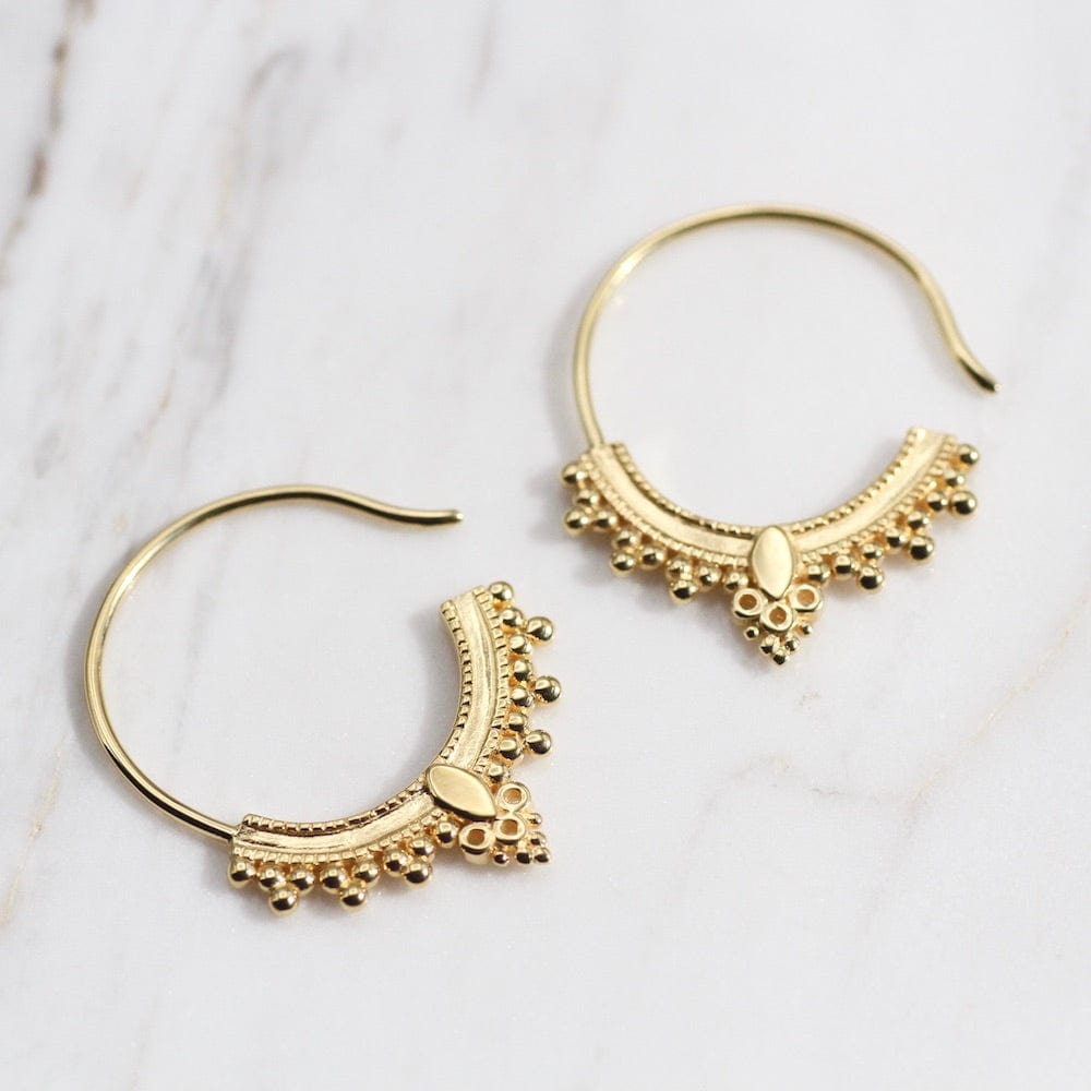 
                  
                    EAR-VRM Gold Vermeil Bali Hoop
                  
                