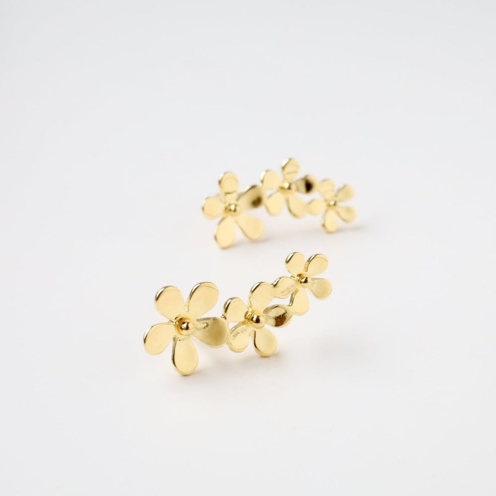 
                  
                    EAR-VRM Gold Vermeil Climbing Curve of Forget-me-not Flowers Studs
                  
                