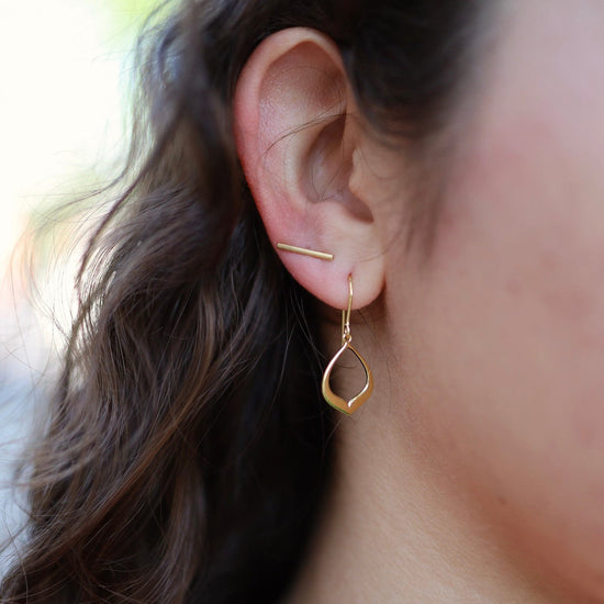 EAR-VRM Gold Vermeil Little Lotus Earring