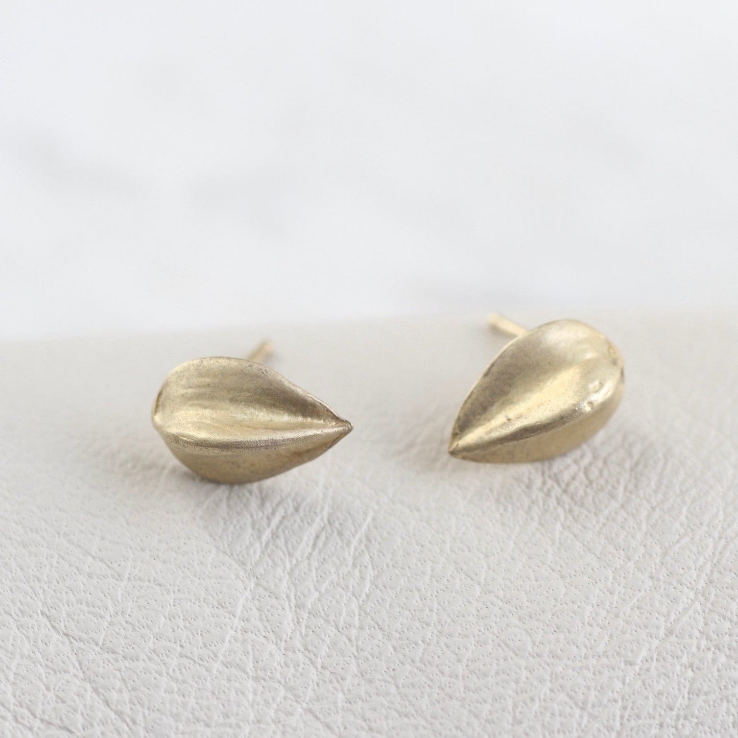 EAR-VRM Gold Vermeil Pod Post Earrings