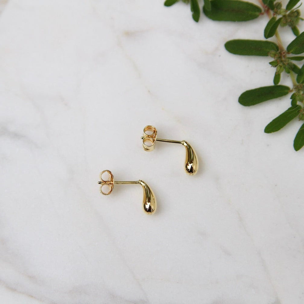 
                  
                    EAR-VRM Gold Vermeil Small Puffed Teardrop Stud
                  
                