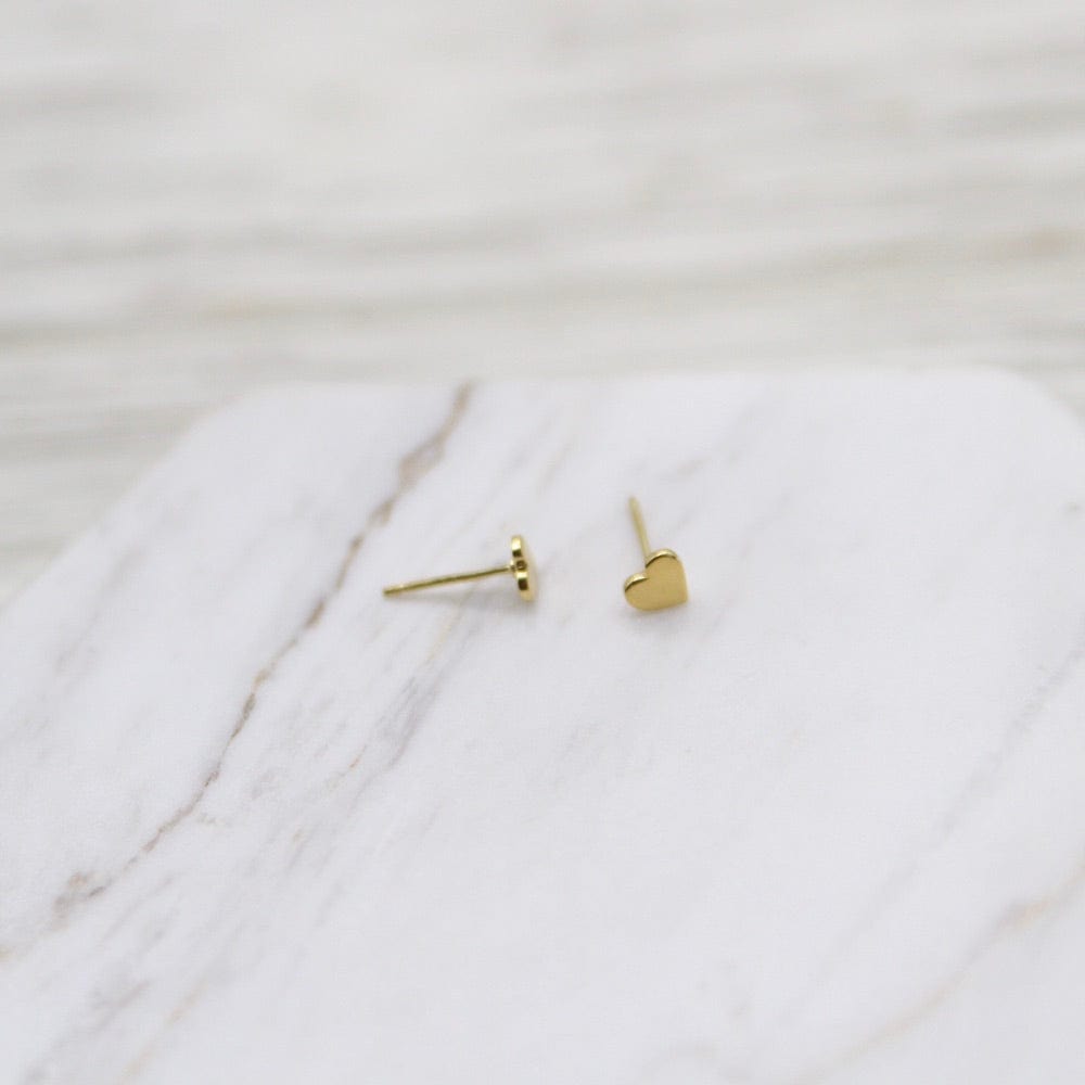 
                  
                    EAR-VRM Gold Vermeil Tiny Heart Stud
                  
                