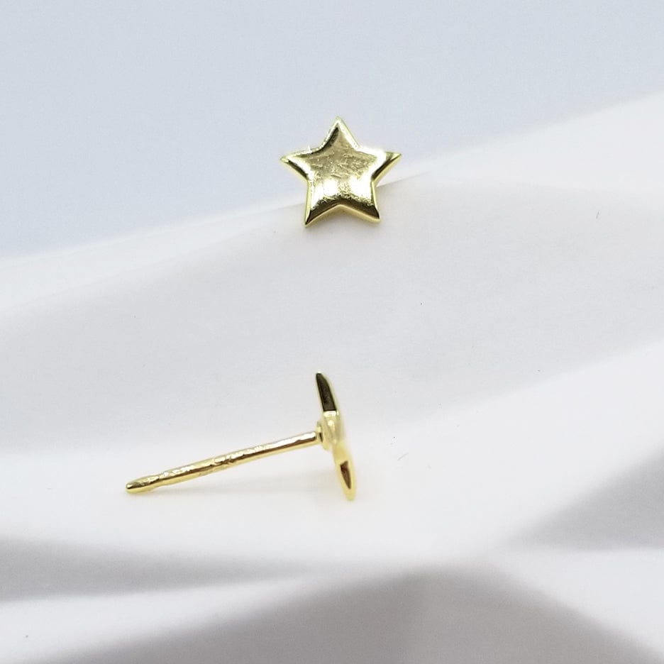 EAR-VRM Gold Vermeil Tiny Star Stud