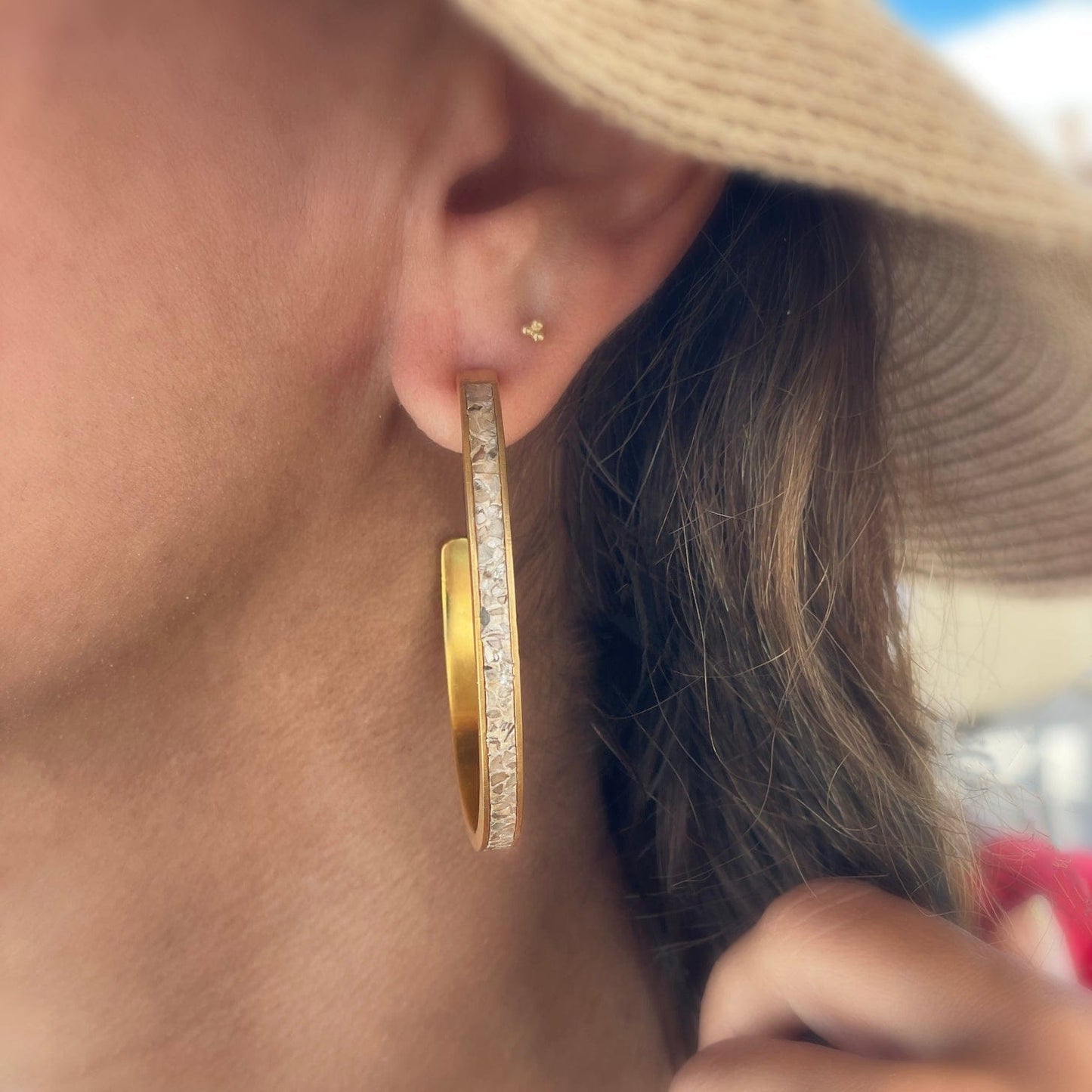 EAR-VRM Hapur Large Gold Vermeil Hoop Earrings