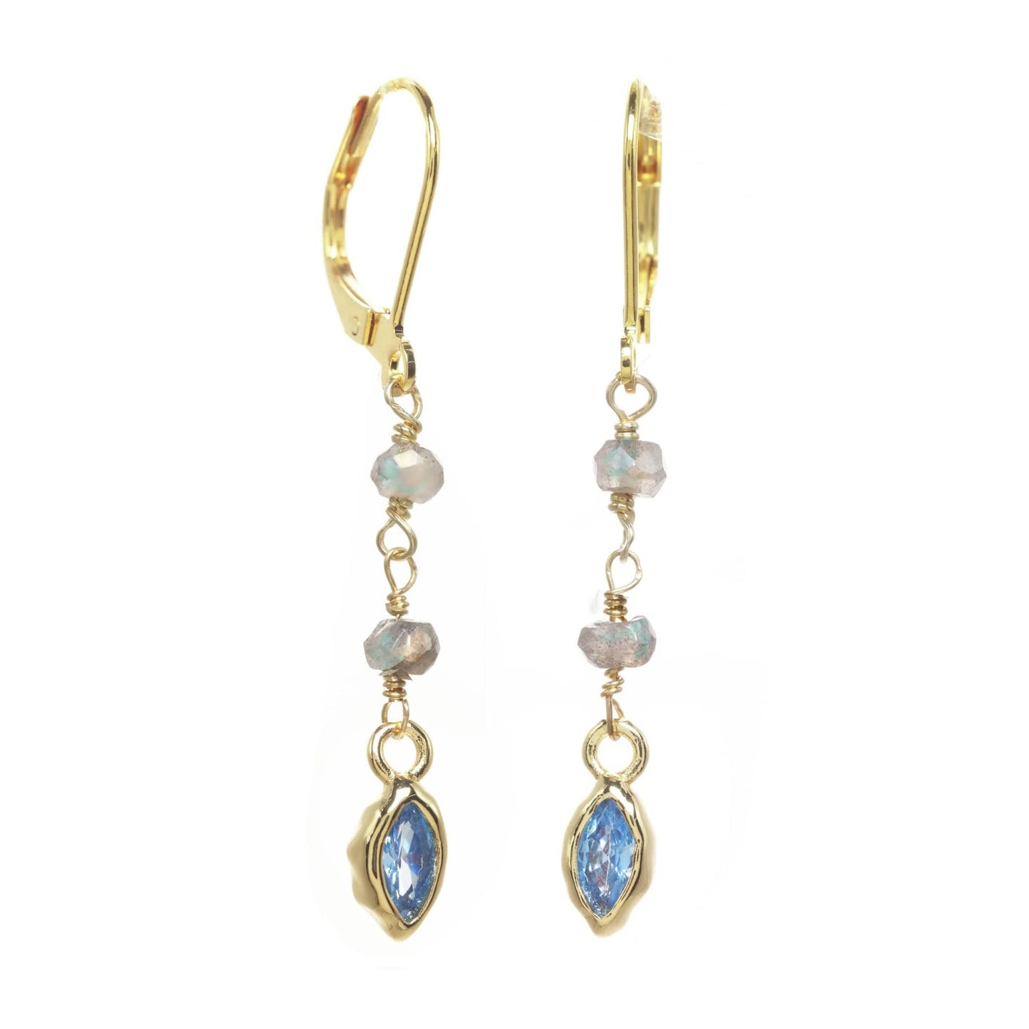 EAR-VRM Labradorite Something Blue Earrings