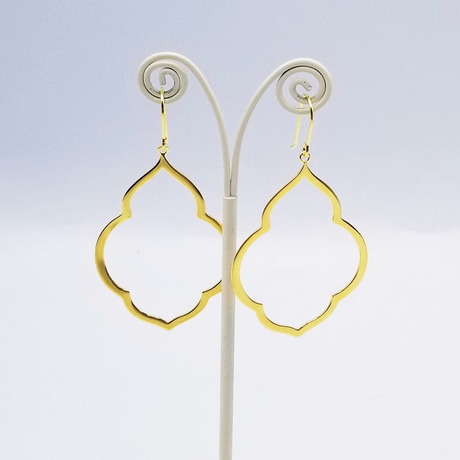 
                  
                    EAR-VRM Large Persian Window Earring in Polished Gold Vermeil
                  
                