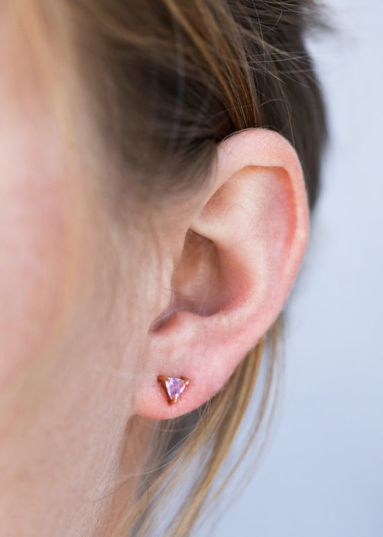 EAR-VRM Mini Energy Gem Earring - Amethyst