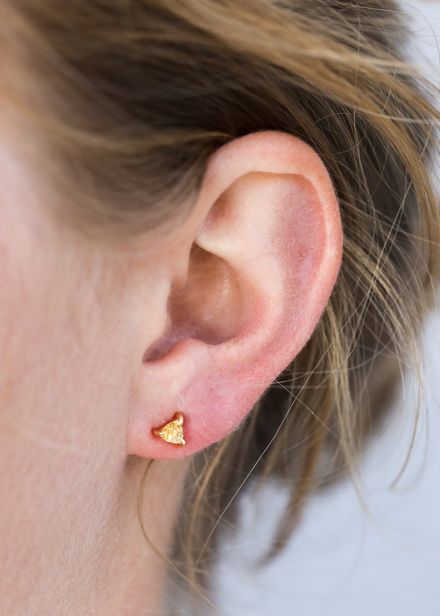 EAR-VRM Mini Energy Gem Earring - Citrine