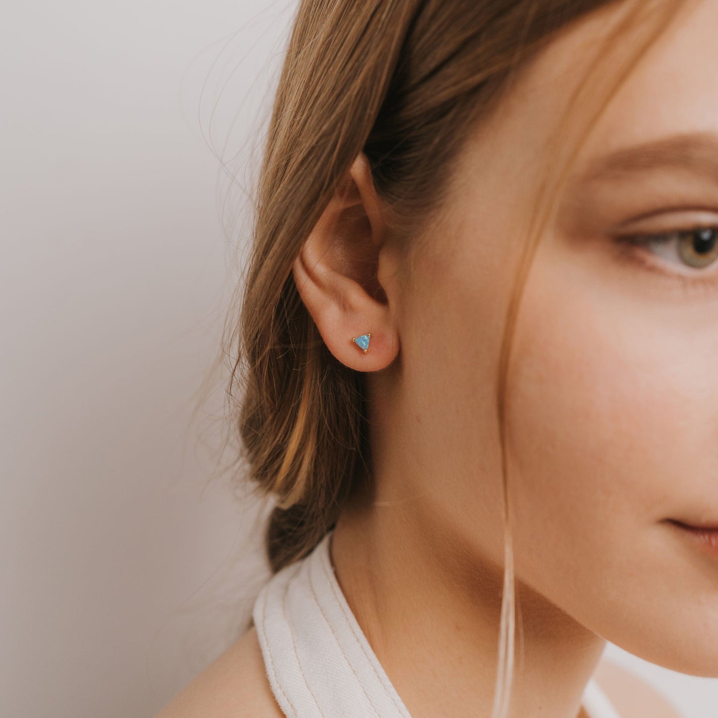 EAR-VRM Mini Energy Gem Earring - Opal