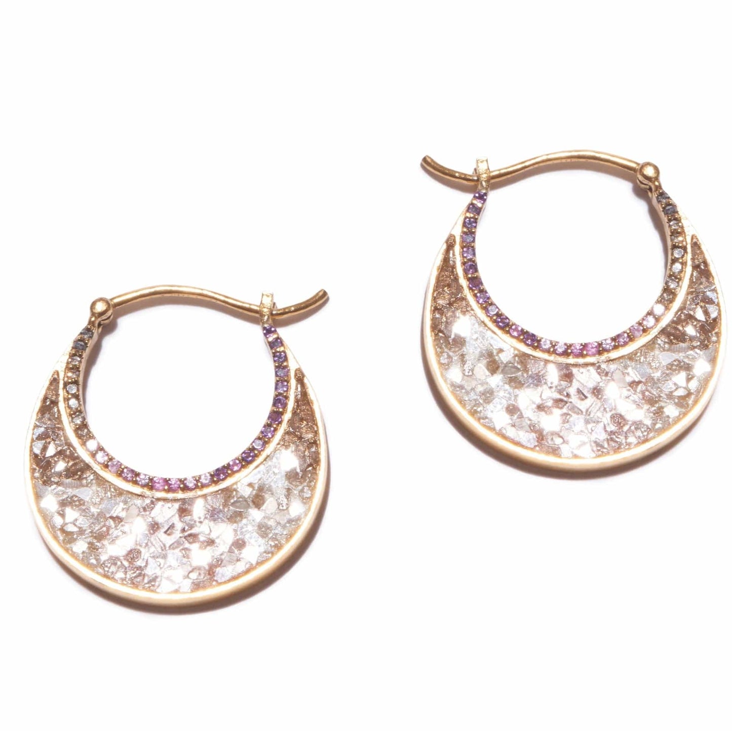 EAR-VRM Nin Gold Vermeil Hoop Earrings