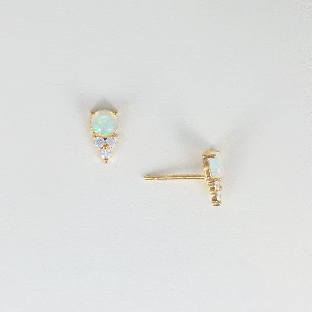 EAR-VRM OPAL CLUSTER STUD EARRING