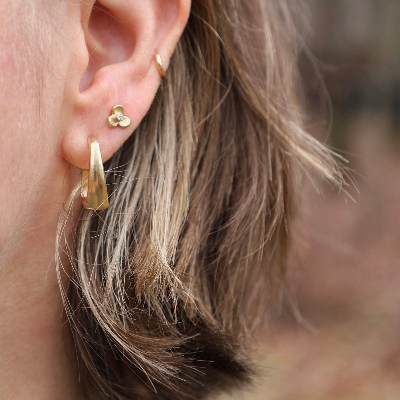 EAR-VRM Open Square Earrings