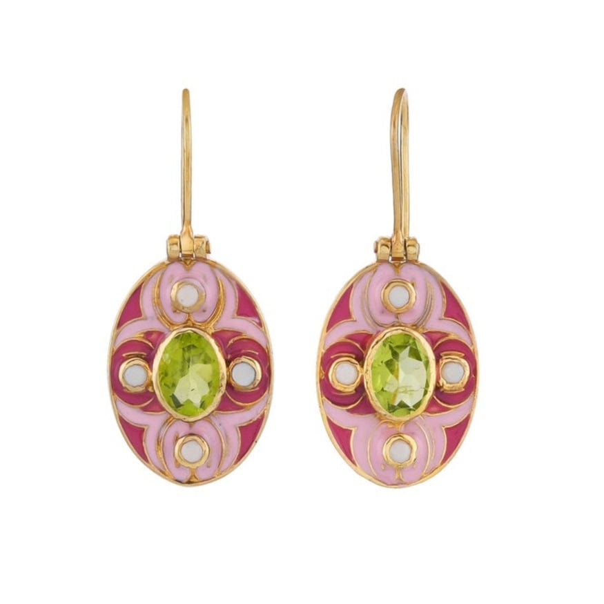 
                      
                        EAR-VRM Peridot Pearl 14K Vermeil Enameled Earrings
                      
                    