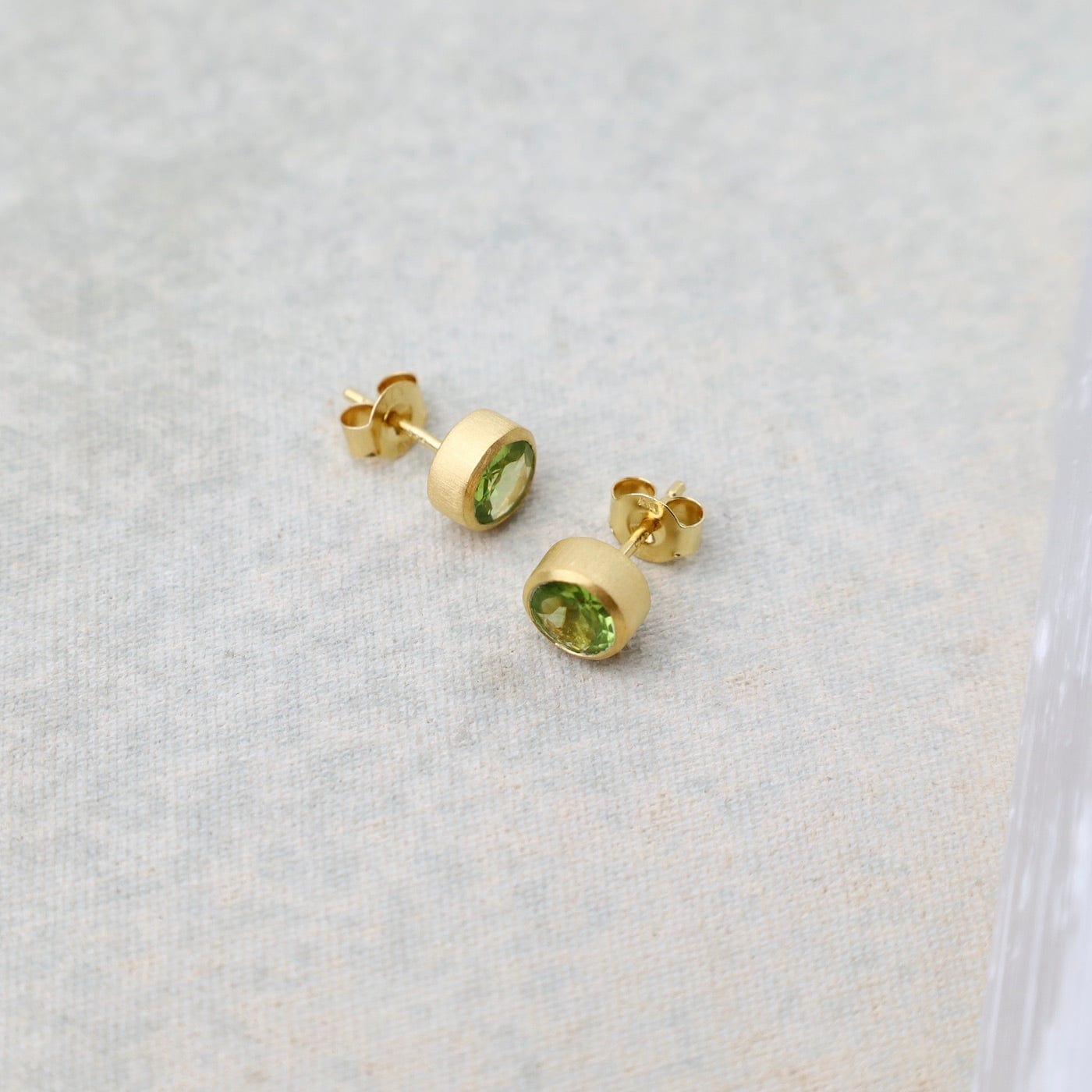 Buy Big 8mm Peridot Stud Earrings Gold 9ct Gold Large 8mm Round Natural AAA Peridot  Earrings Peridot 16th Anniversary August Birthstone Online in India - Etsy