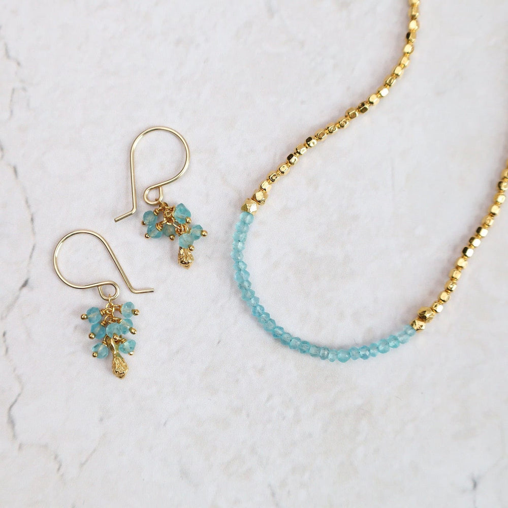 
                  
                    EAR-VRM Seed Pod Cluster Earring - Aqua
                  
                