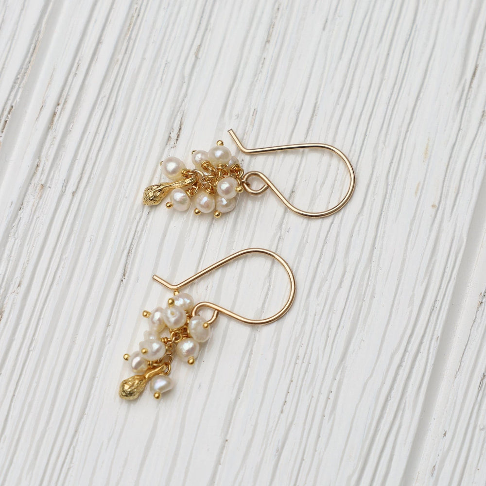 
                  
                    EAR-VRM Seed Pod Cluster Earring - Keishi Pearl
                  
                