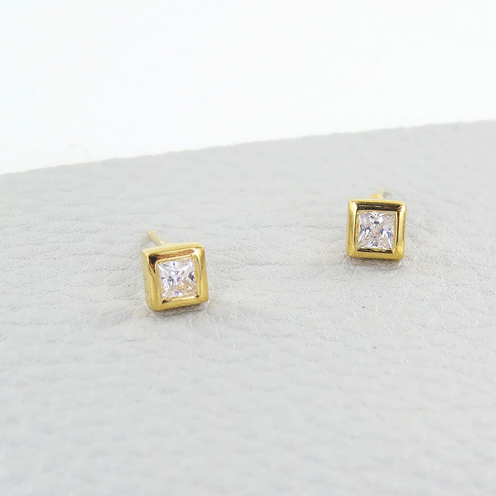 
                      
                        EAR-VRM Square CZ Bezel Set Post Earrings
                      
                    