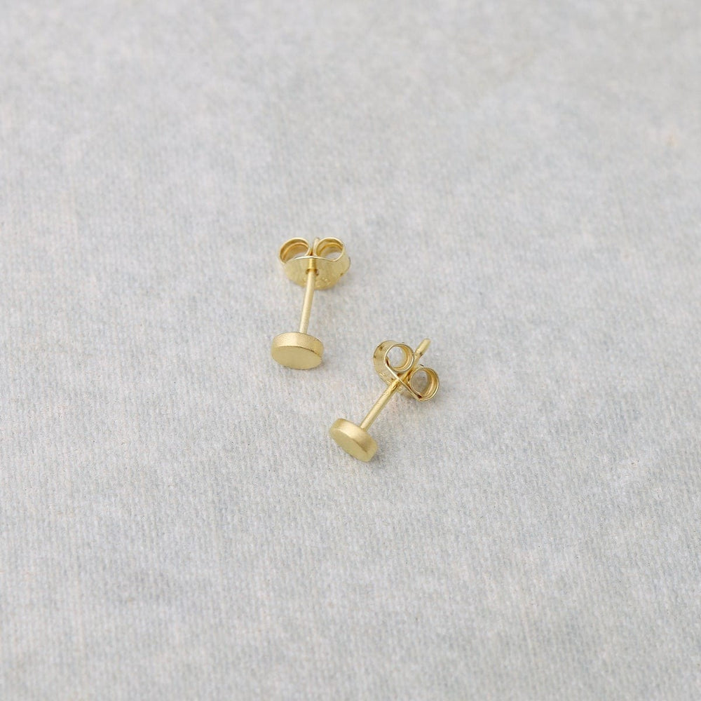 
                      
                        EAR-VRM Tiny Dot Stud Earrings - Brushed Gold Vermeil
                      
                    