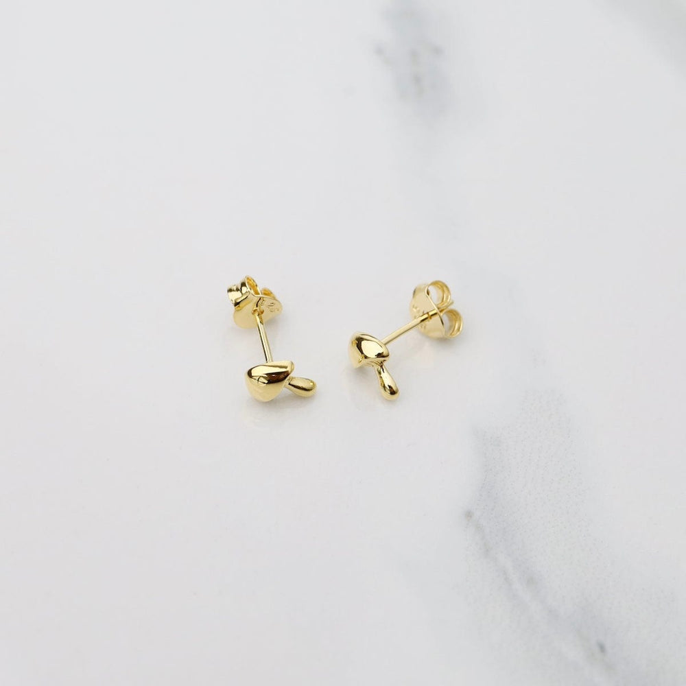 
                  
                    EAR-VRM Tiny Mushroom Studs - Gold Vermeil
                  
                