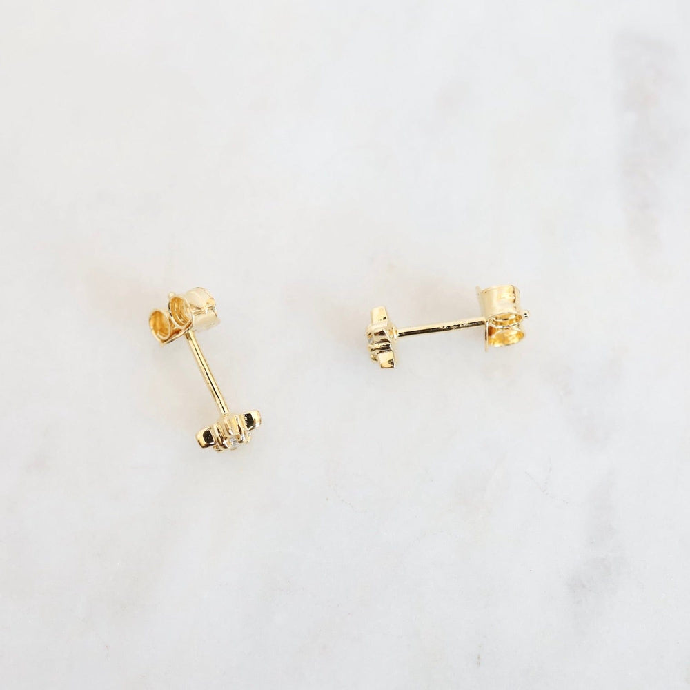 
                      
                        EAR-VRM Tiny Star with CZ Stud Earring in Gold Vermeil
                      
                    