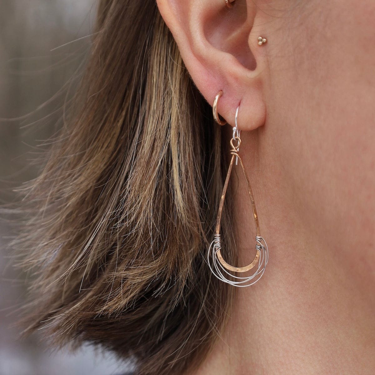EAR Web Droplet Earrings