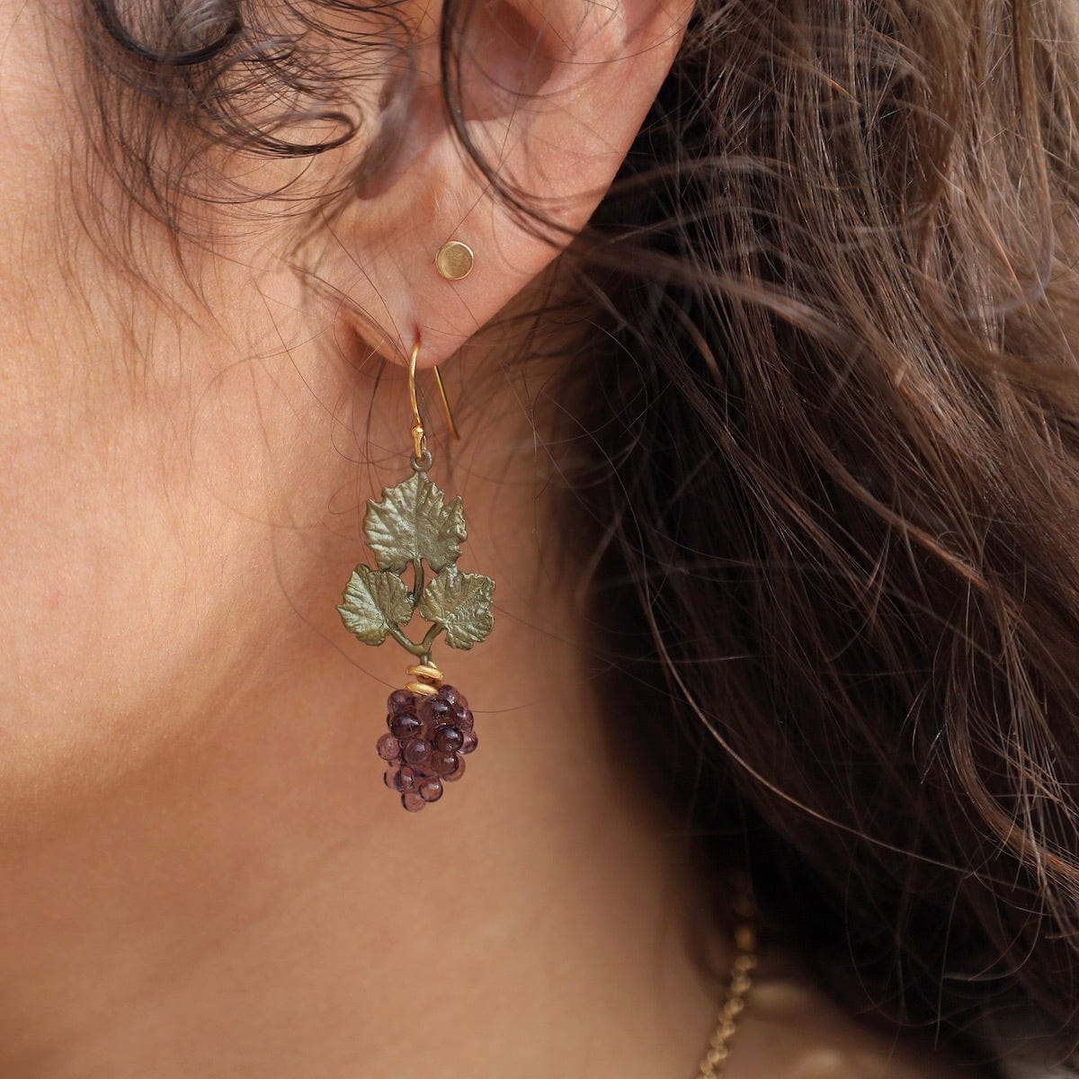 EAR Wild Grape Vine Wire Earrings