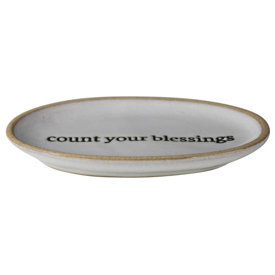 GIFT Affirmation Tray, Ceramic - Count Your Blessings