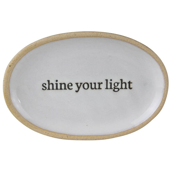 GIFT Affirmation Tray, Ceramic - Shine Your Light