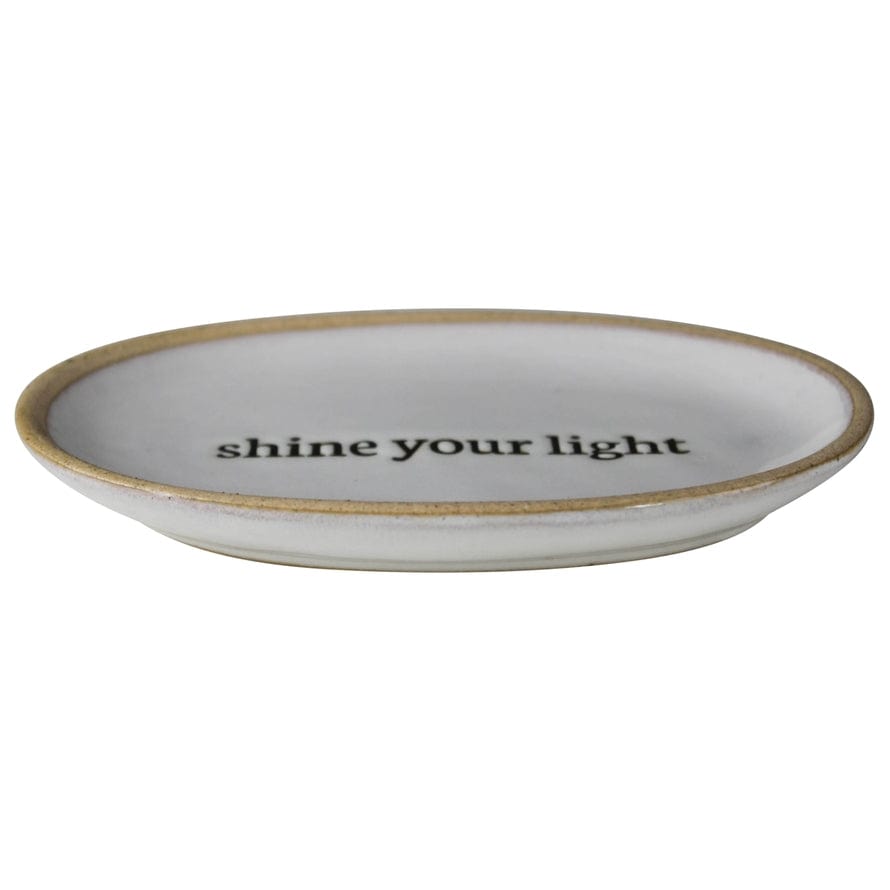 GIFT Affirmation Tray, Ceramic - Shine Your Light