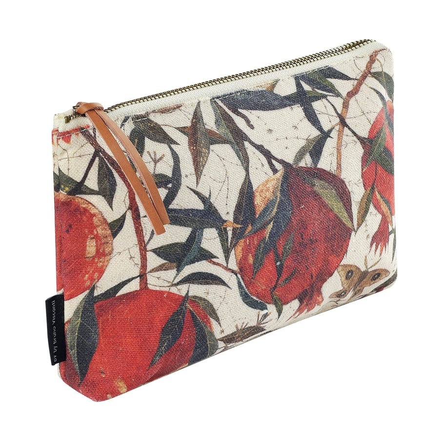 GIFT Canvas Pouch - Pomegranate