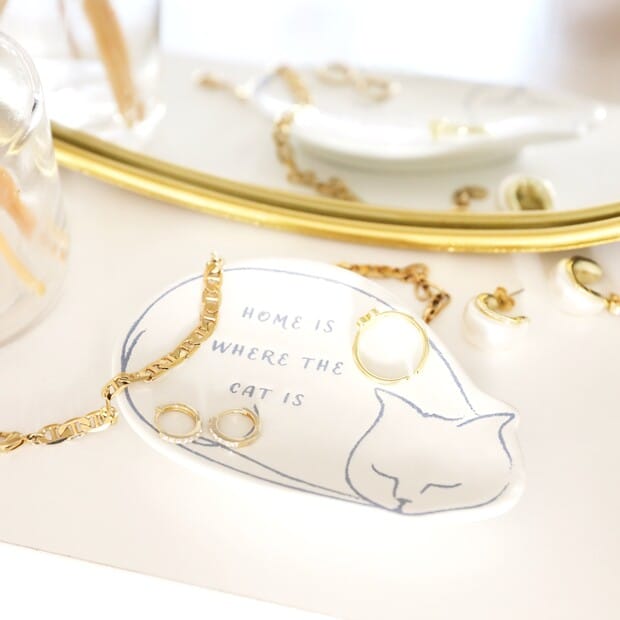 GIFT Cat Quote Trinket Dish