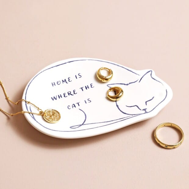 GIFT Cat Quote Trinket Dish