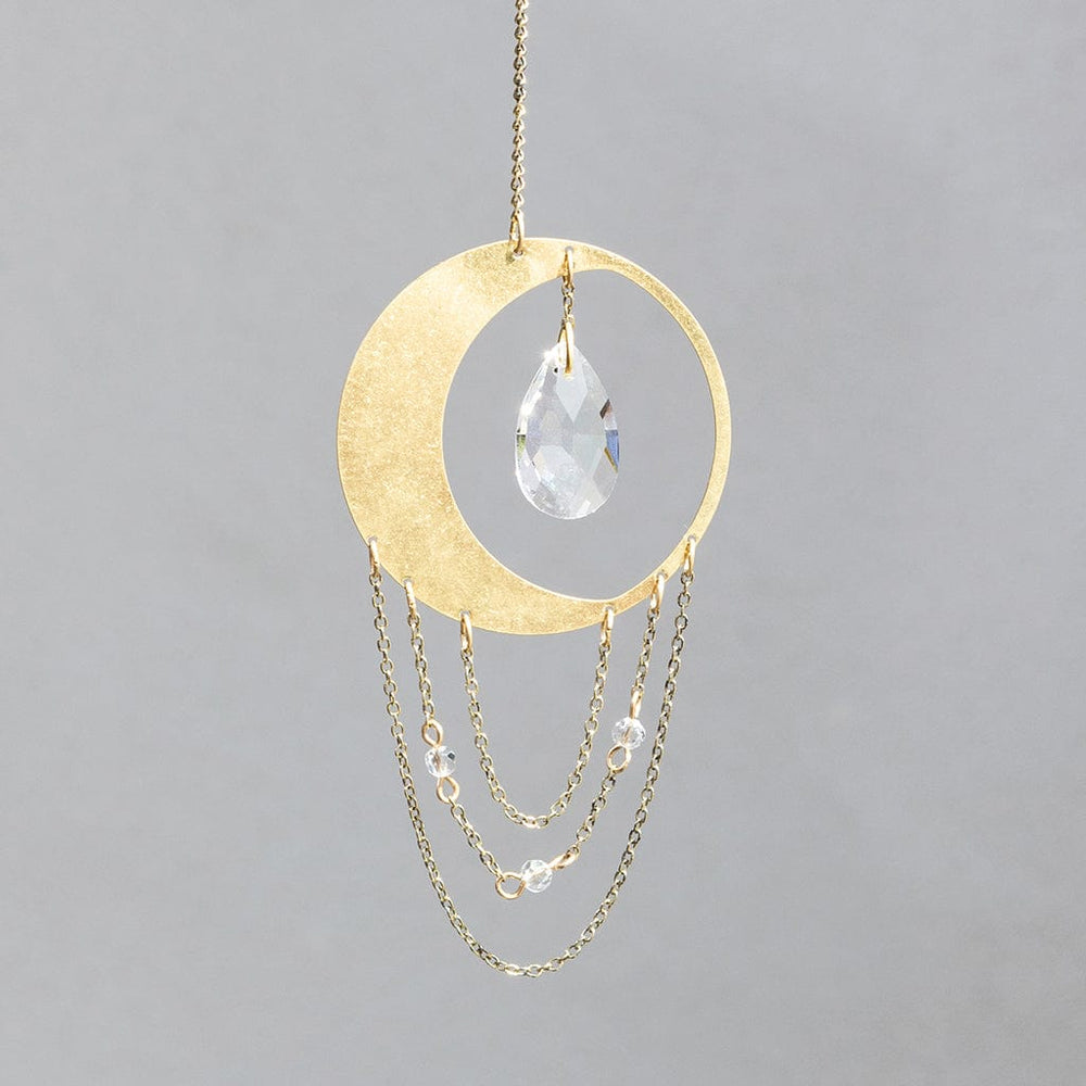 GIFT Crescent Moon/Balance Crystal Mini Suncatcher