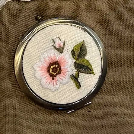 
                      
                        GIFT Floral Embroidered Compact Mirror- White Cherry
                      
                    