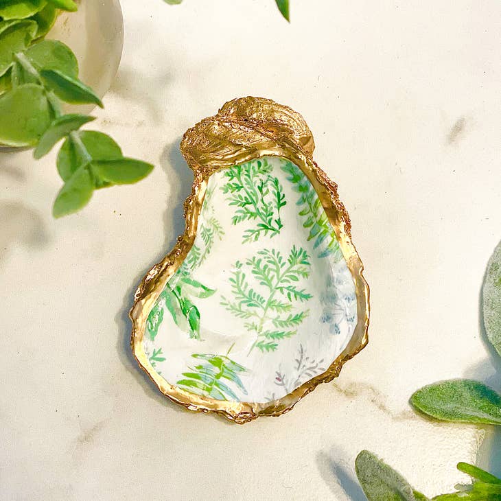 GIFT Forest Greenery Oyster Trinket Dish