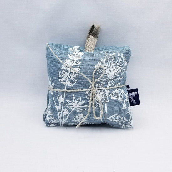 Load image into Gallery viewer, GIFT Garden Lavender Bag ~ Set of 2 ~ Duck Egg Blue Linen
