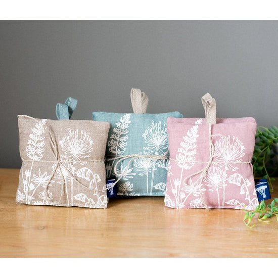GIFT Garden Lavender Bag ~ Set of 2 ~ Natural Linen