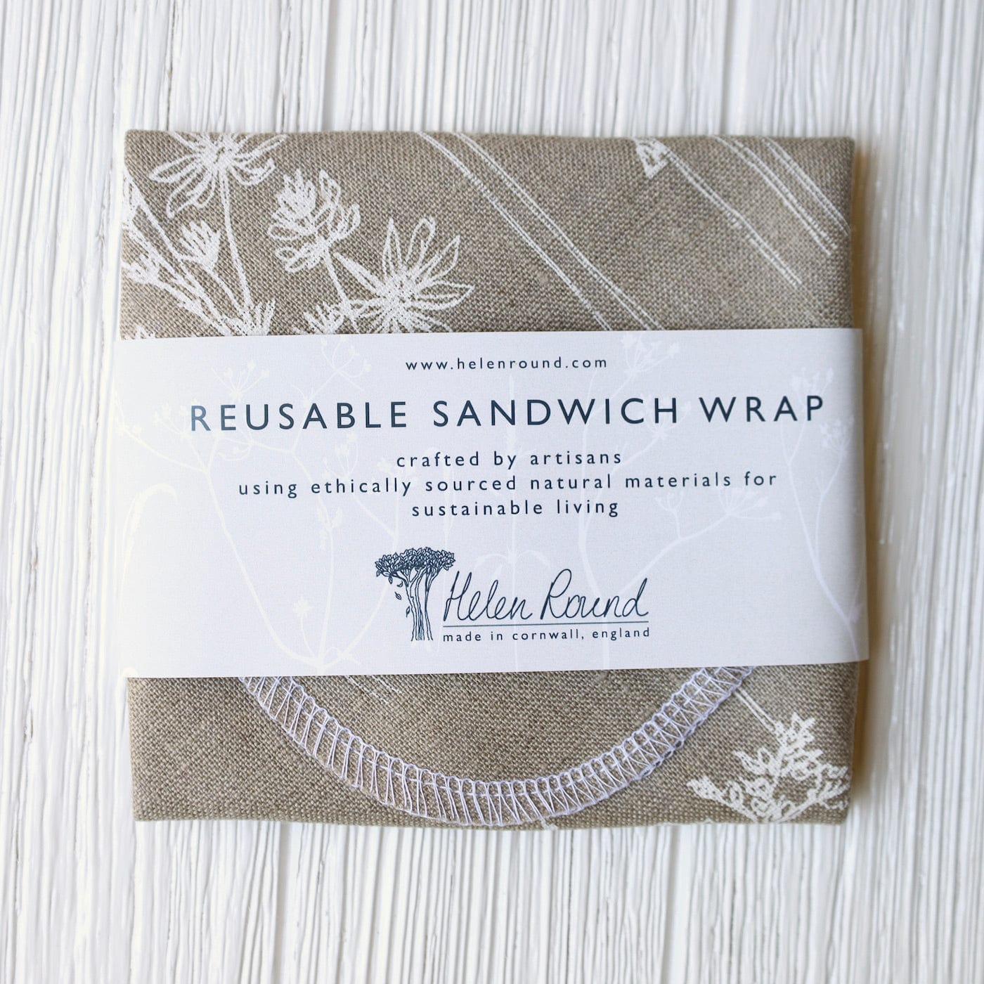 Load image into Gallery viewer, GIFT Garden Sandwich Wrap ~ Natural Linen
