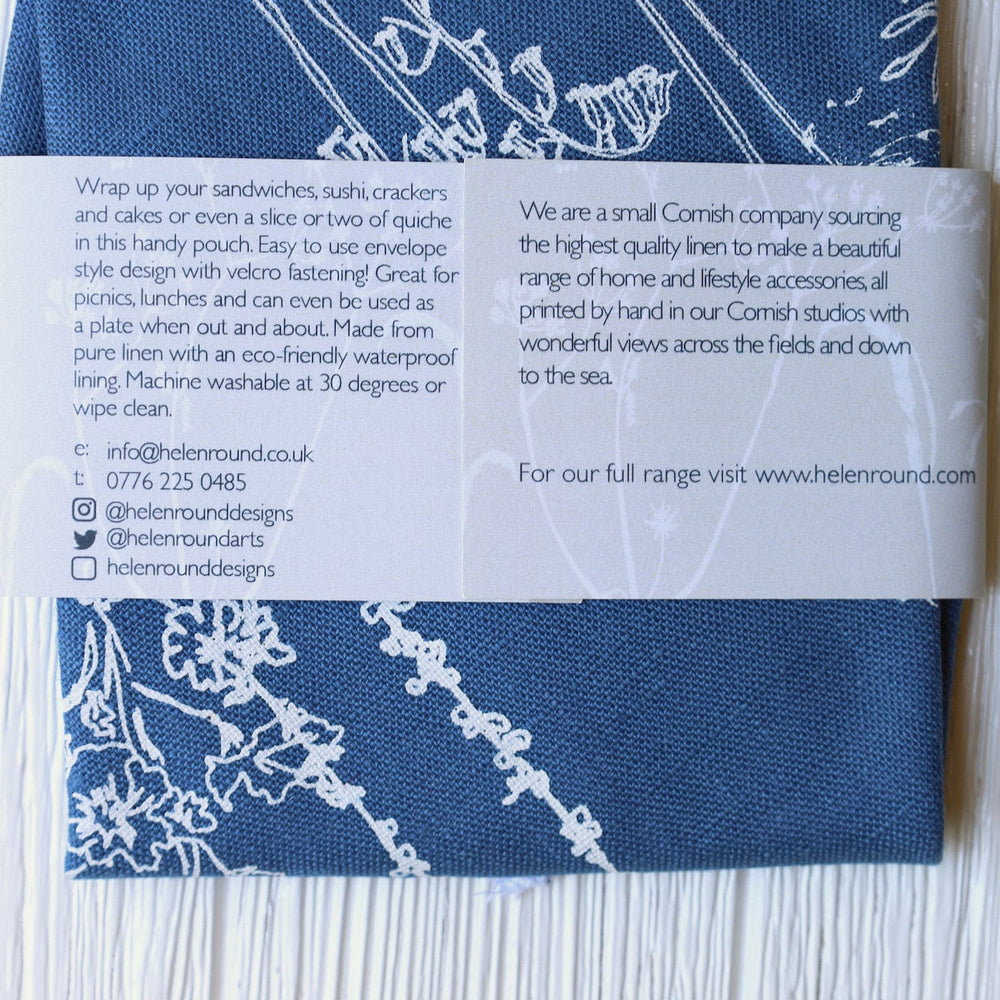 
                      
                        GIFT Garden Sandwich Wrap ~ Navy Blue Linen
                      
                    