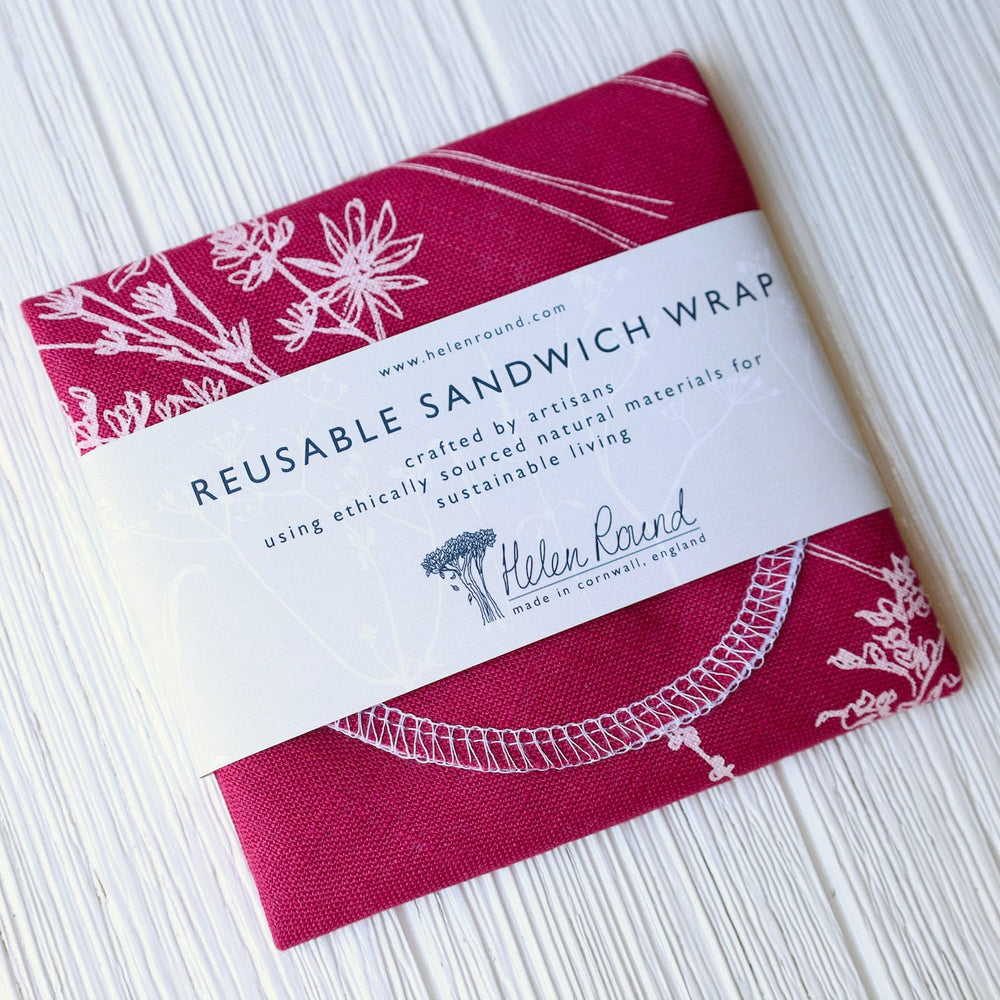 
                  
                    GIFT Garden Sandwich Wrap ~ Raspberry Red Linen
                  
                