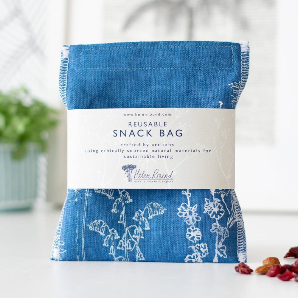 
                  
                    GIFT Garden Snack Bag ~ Indigo Blue Linen
                  
                