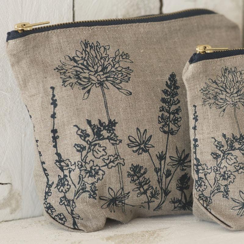 GIFT Garden Toiletry Bag ~ Natural Linen