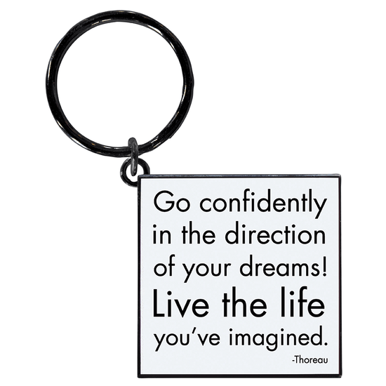 GIFT "go confidently" keychain