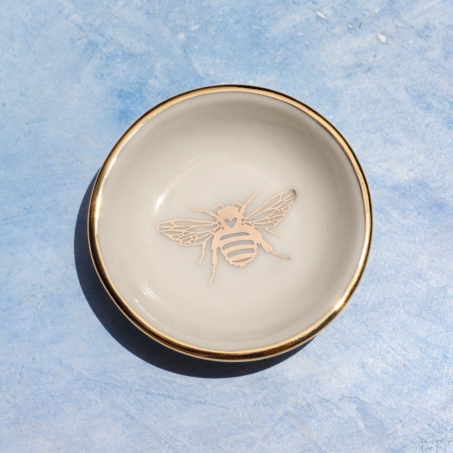 GIFT Gold Bee Trinket Dish