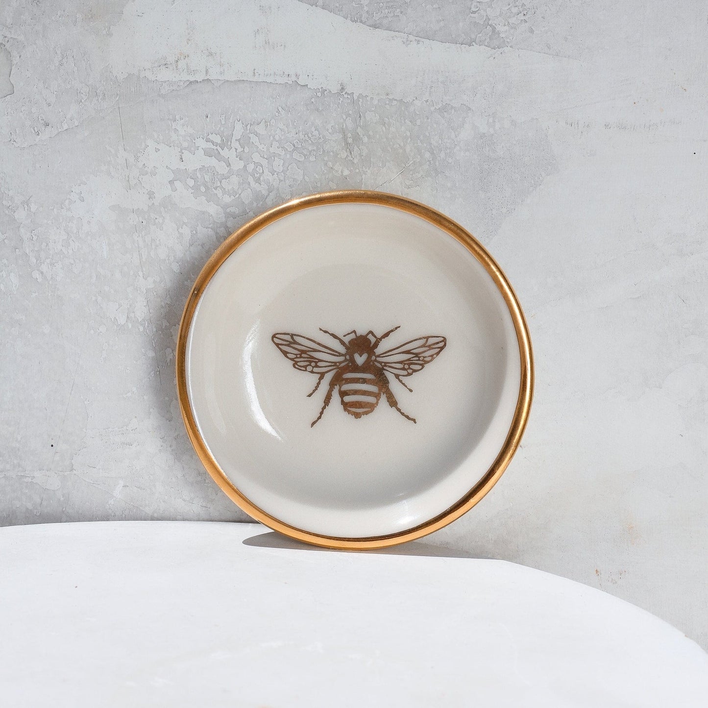 GIFT Gold Bee Trinket Dish