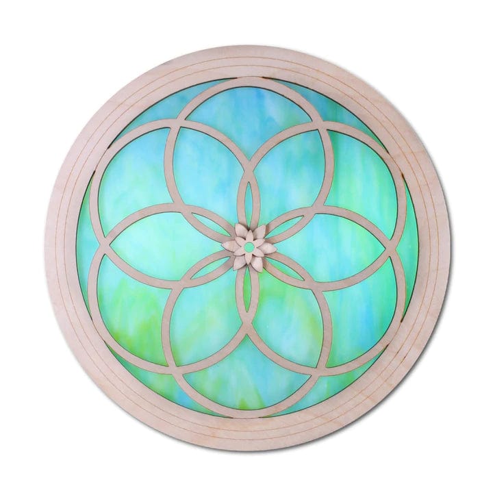 GIFT Grand 10" Suncatcher - Interlocking Rings in Ocean