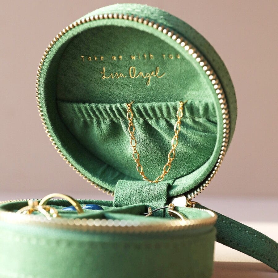 
                      
                        GIFT Green Sun and Moon Embroidered Round Jewelry Box
                      
                    