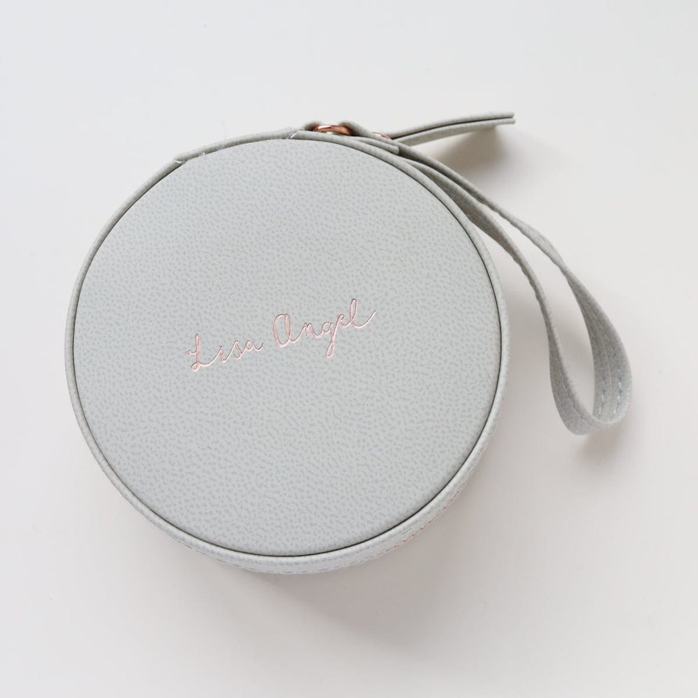 
                  
                    GIFT Grey Mini Round Travel Jewelry Case
                  
                